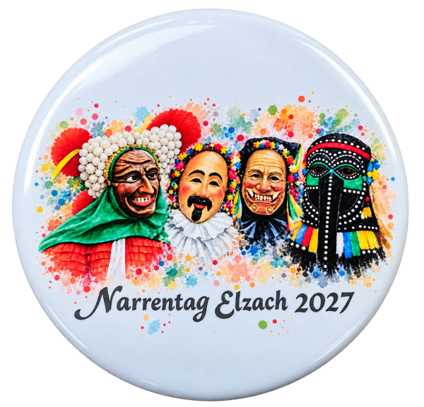 NARRENTAG ELZACH 2027 Ansteckbutton 55mm