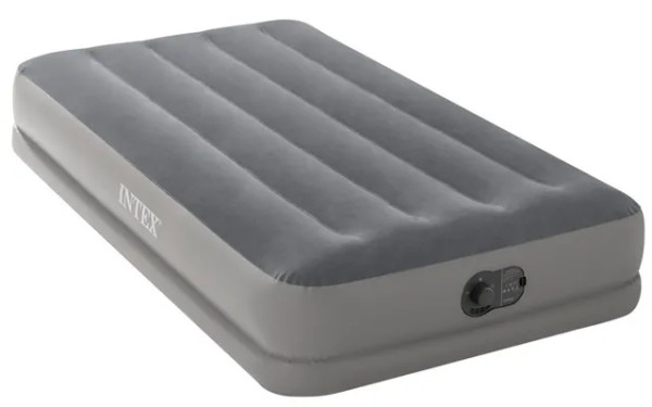 Intex doppel Luftbett Dura-Beam Prestige mit integrierter Luftpumpe 191 cm x 99 cm x 30 cm